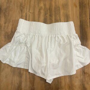 Free People Women's Get Your Flirt on Shorts White